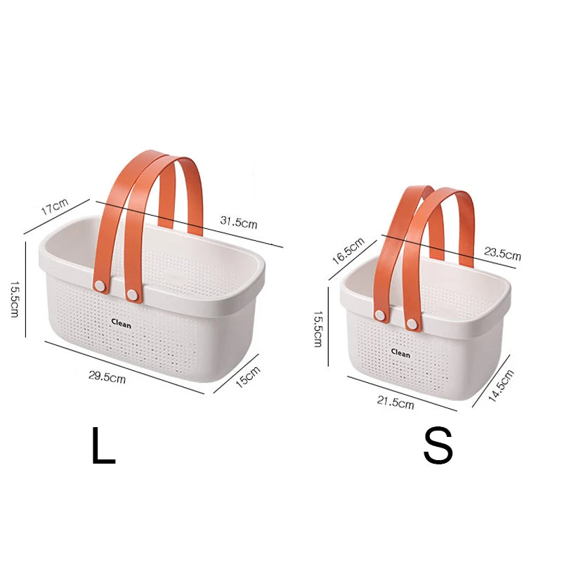 Shower Caddy Basket for Bathroom Toiletry Storage & Organization