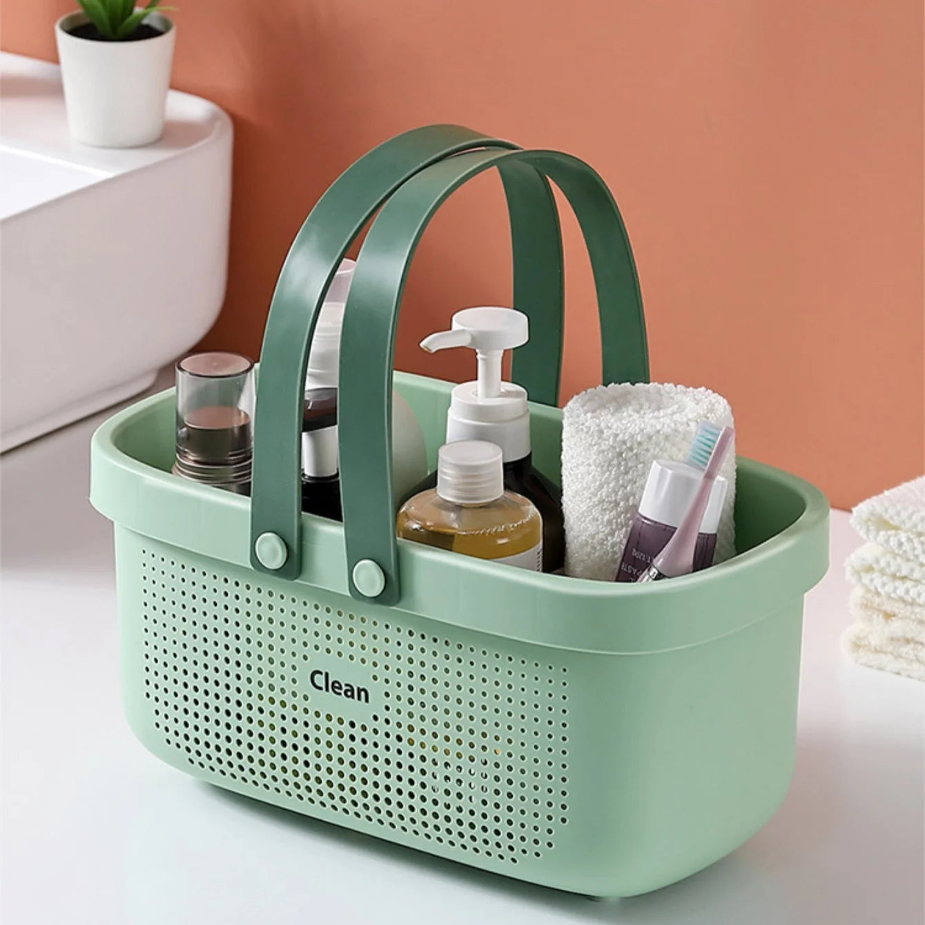 Shower Caddy Basket for Bathroom Toiletry Storage & Organization
