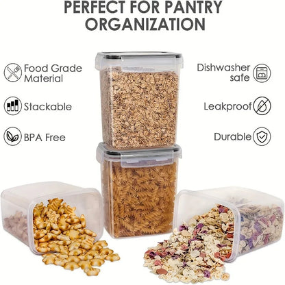 6-Piece Pantry Storage Set for Flour, Sugar & More