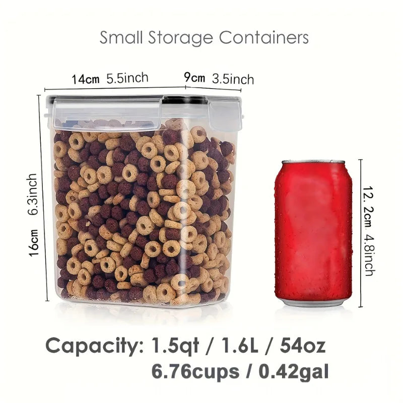 6-Piece Pantry Storage Set for Flour, Sugar & More