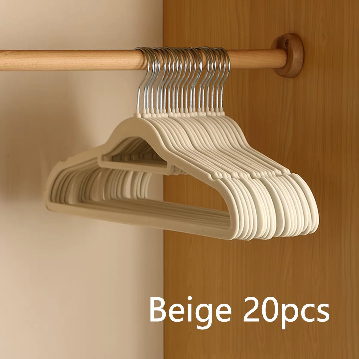 Premium Velvet Hangers – Slim, Non-Slip Space Saving Set