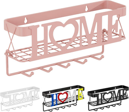 Wall Mounted Key Organizer – Hooks and Mail Holder