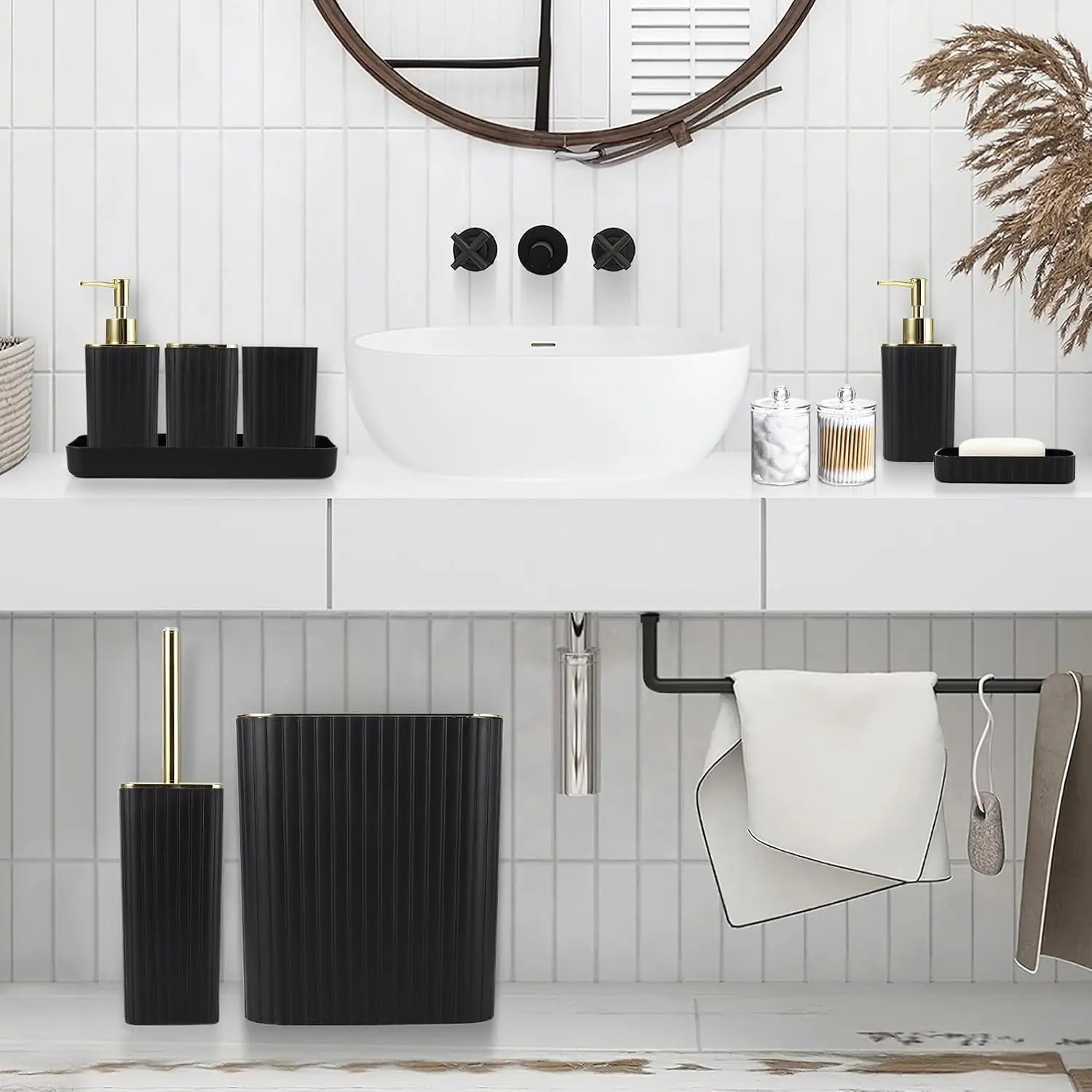 9-Piece Bathroom Set – Luxury Home Decor