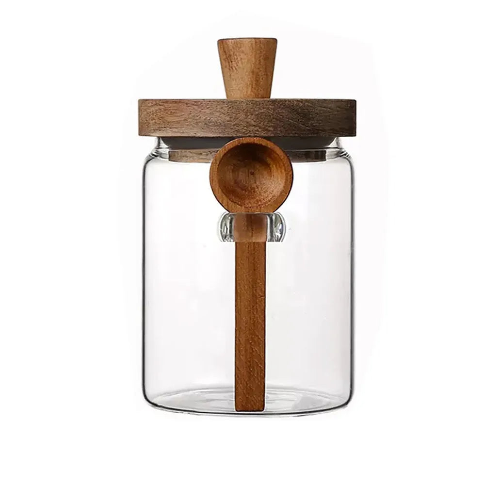 Glass Coffee Canister for Pantry Storage & Freshness