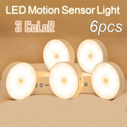 Motion Sensor LED Night Light – Rechargeable & Wireless