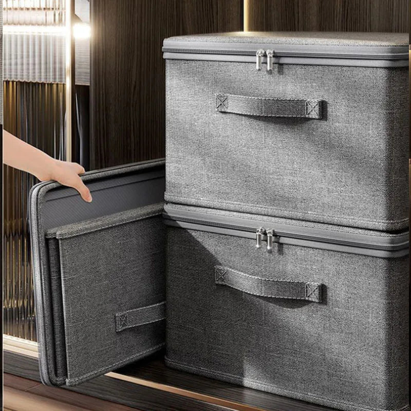 Waterproof Stackable Organizer Boxes for Clothes, Toys & More