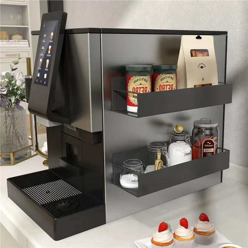 Fridge Magnetic Shelf with Hooks – Space-Saving Organizer