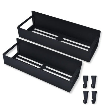 Fridge Magnetic Shelf with Hooks – Space-Saving Organizer