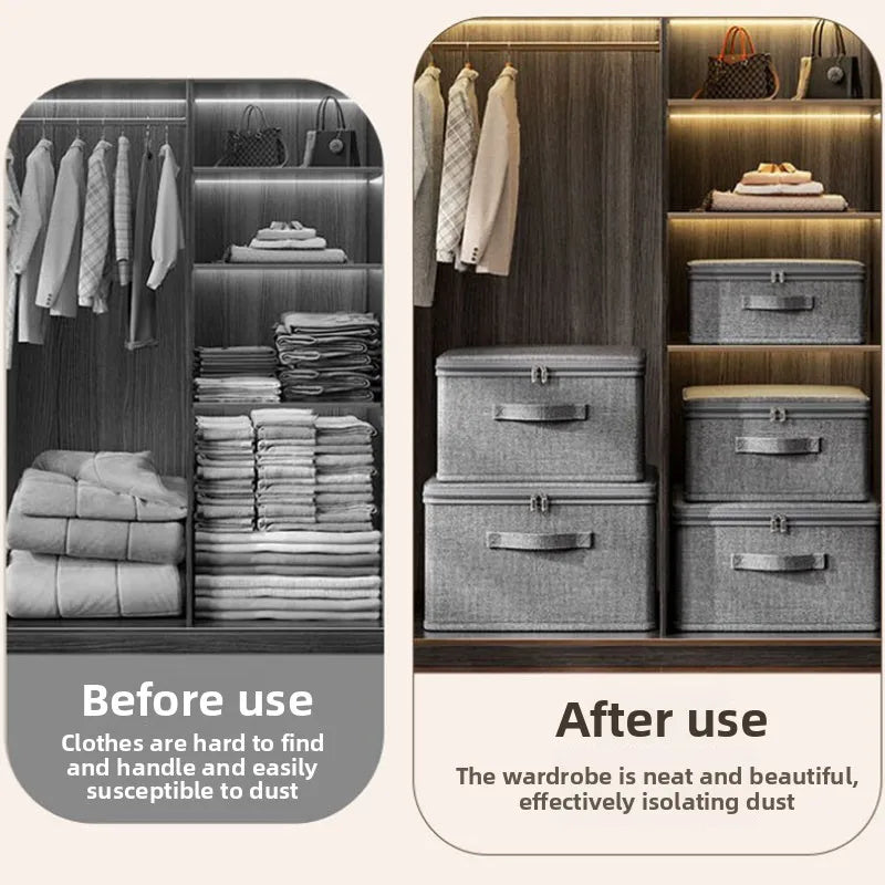 Waterproof Stackable Organizer Boxes for Clothes, Toys & More