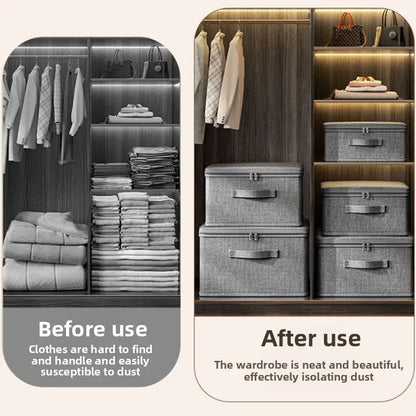 Waterproof Stackable Organizer Boxes for Clothes, Toys & More