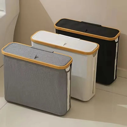 Large Bathroom Storage Basket – Holds 12 Toilet Paper Rolls
