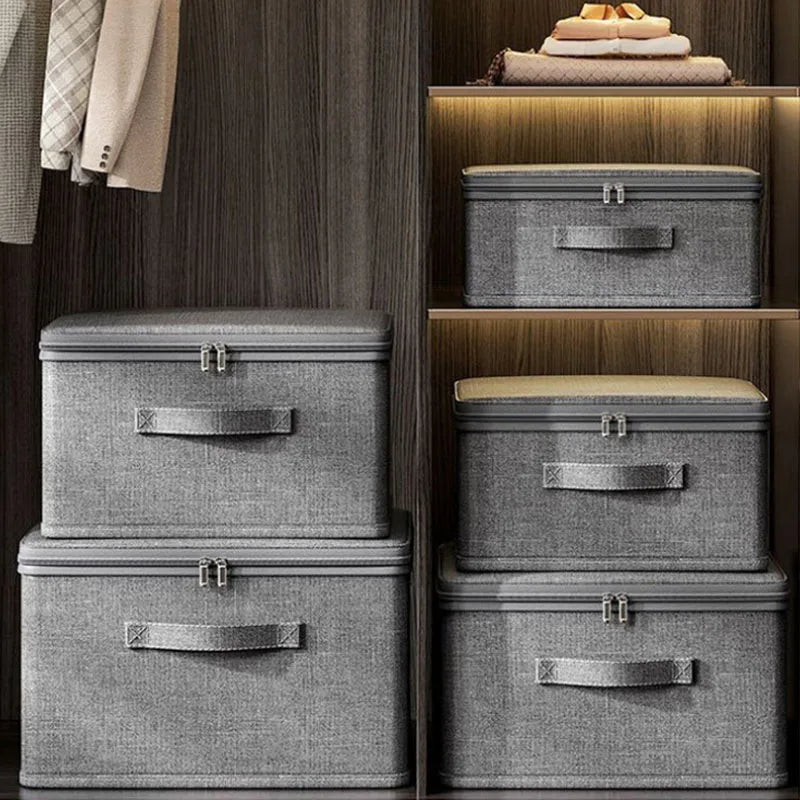 Waterproof Stackable Organizer Boxes for Clothes, Toys & More