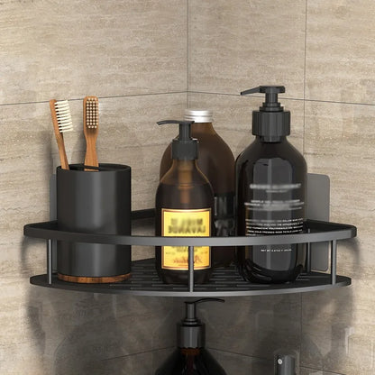 Wall Mounted Bathroom Shelf – No Drill Shower Organizer