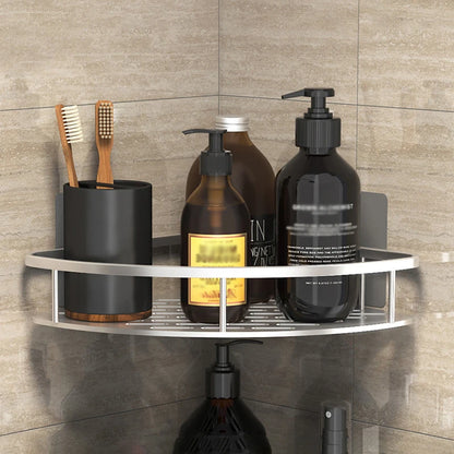 Wall Mounted Bathroom Shelf – No Drill Shower Organizer