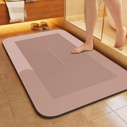 Quick-Dry Diatomite Bath Mat – Super Absorbent Comfort
