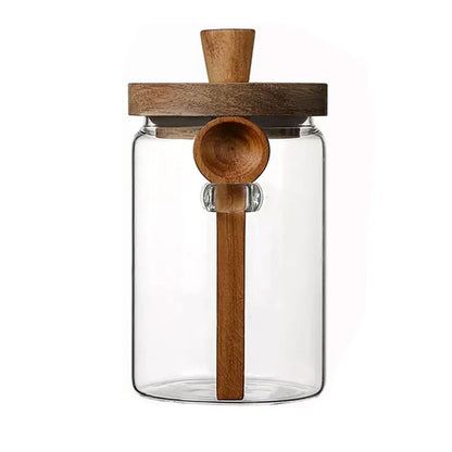 Glass Coffee Canister for Pantry Storage & Freshness