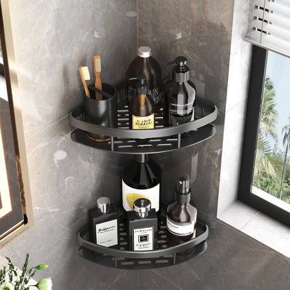 Wall Mounted Bathroom Shelf – No Drill Shower Organizer