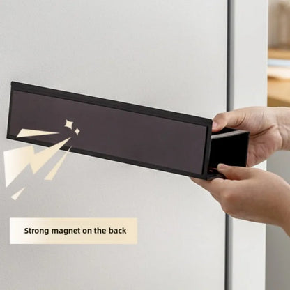 Fridge Magnetic Shelf with Hooks – Space-Saving Organizer