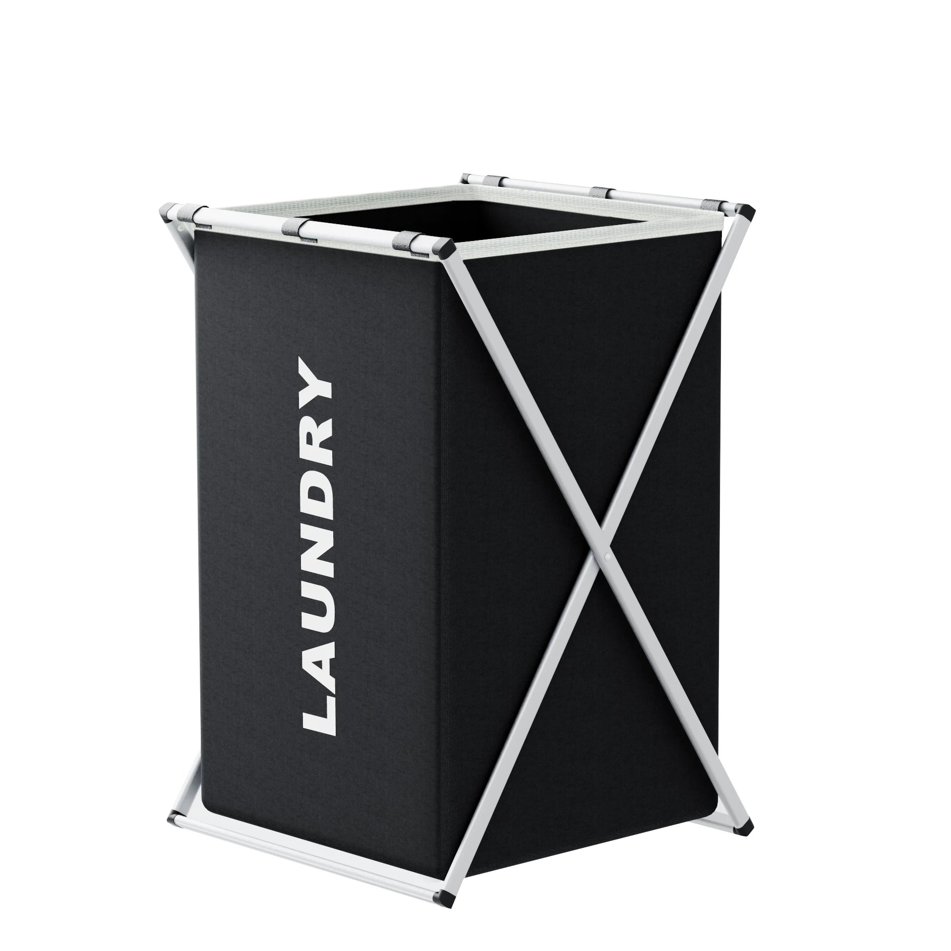 3-Section Laundry Hamper – Foldable Clothes Organizer Bin