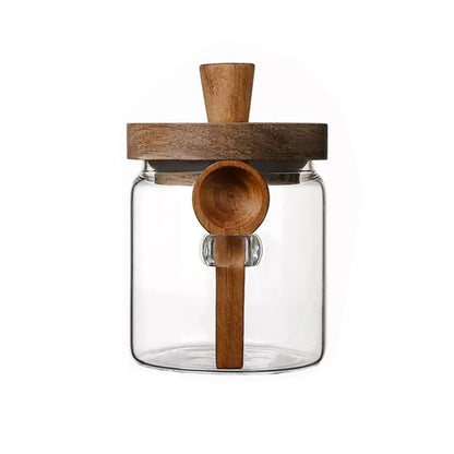 Glass Coffee Canister for Pantry Storage & Freshness