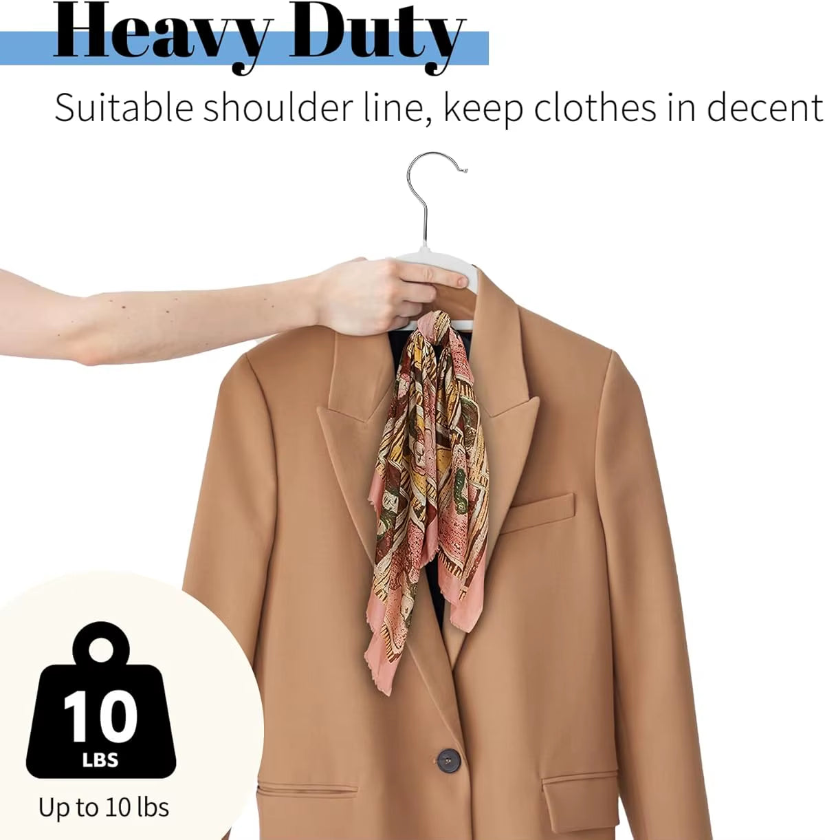 Premium Velvet Hangers – Slim, Non-Slip Space Saving Set