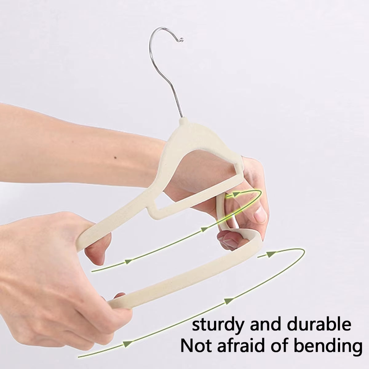 Premium Velvet Hangers – Slim, Non-Slip Space Saving Set