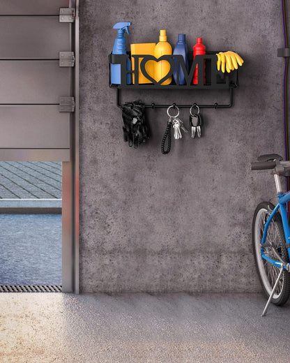 Wall Mounted Key Organizer – Hooks and Mail Holder